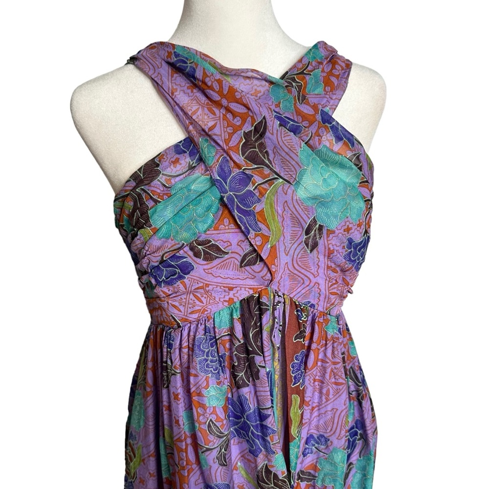 Vintage Nicole Miller Y2K Silk Bubble Dress - Picture 3 of 10